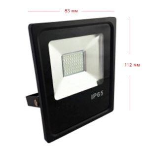 Прожектор светодиодный 10W черный Прожектор светодиодный 10W черный